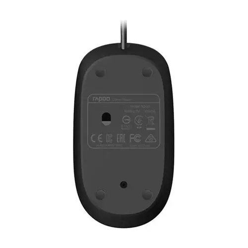 MOUSE (C/FIO) RAPOO N200