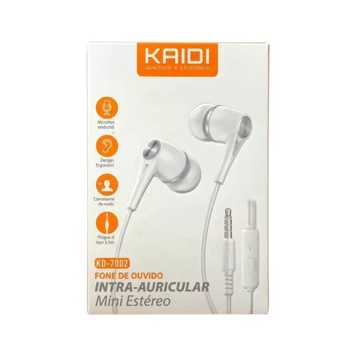 FONE DE OUVIDO KD 7002 MINI STEREO P2
